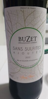 Sucre et nutriments contenus dans Buzet