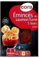 Eminces de saumon fume