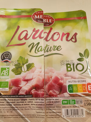 Lardons nature crus