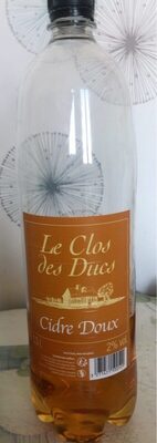 Sucre et nutriments contenus dans Le clos des ducs