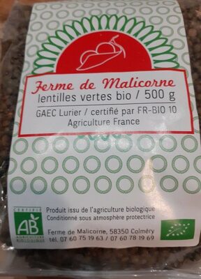 Sucre et nutriments contenus dans Ferme de malicorne