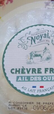 Sucre et nutriments contenus dans Noyal