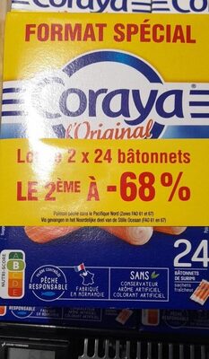 Sucre et nutriments contenus dans Coraux l original