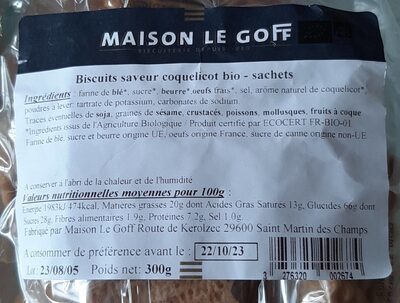 Biscuits saveur coquelicot bio