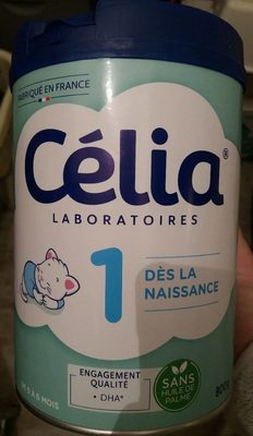 Sucre et nutriments contenus dans Celia