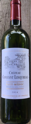 Sucre et nutriments contenus dans Chateau constant lesquireau