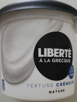 Sucre et nutriments contenus dans Liberte a la grecque