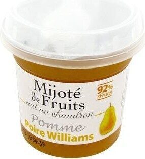 Sucre et nutriments contenus dans Mangoo