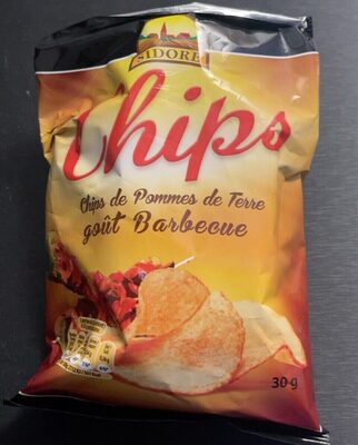 Chips de pommes de terre gout barbecue