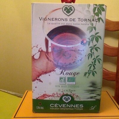 Sucre et nutriments contenus dans Vignerons de tornac