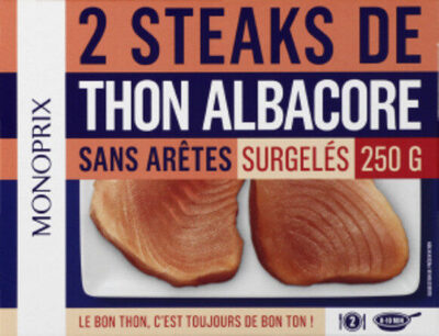 Steaks de thon albacore