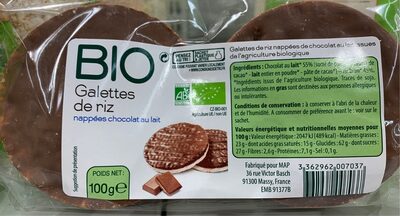 Galettes de riz souffle au chocolat