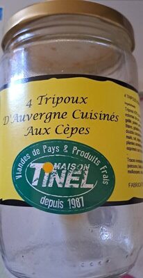 Sucre et nutriments contenus dans Maison tinel