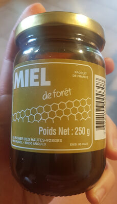 Sucre et nutriments contenus dans Miel de foret