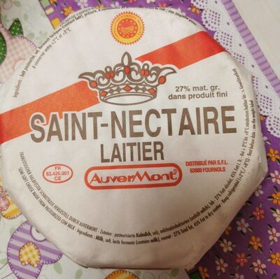 Saint nectaire from milks collected in many farms