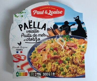 Sucre et nutriments contenus dans Paella