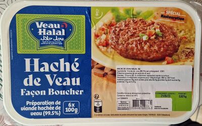 Sucre et nutriments contenus dans Veau halal