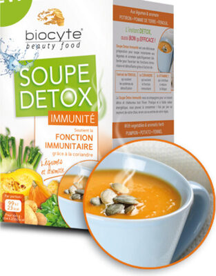 Sucre et nutriments contenus dans Biocyte soupe detox