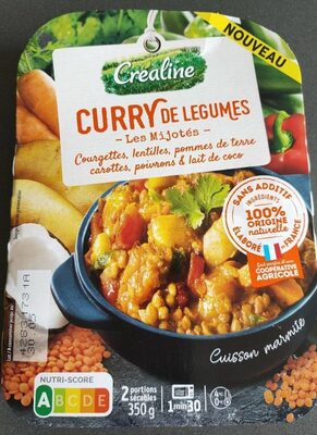 Sucre et nutriments contenus dans Crealine les mijotes