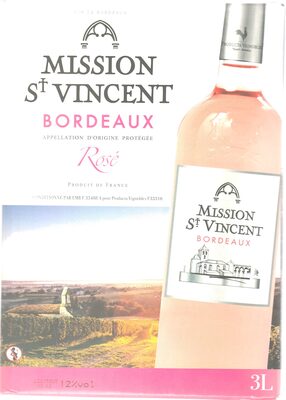 Sucre et nutriments contenus dans Mission st vincent