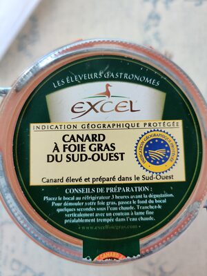 Sucre et nutriments contenus dans Exel