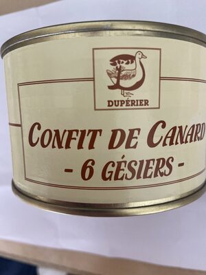 Sucre et nutriments contenus dans Duperier