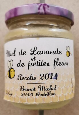 Sucre et nutriments contenus dans Miel de lavande et petites fleurs