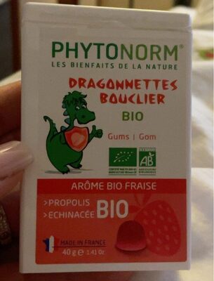 Sucre et nutriments contenus dans Dragonette bouclier