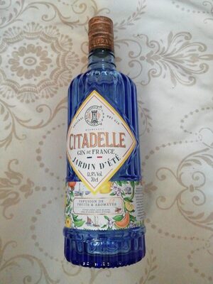 Sucre et nutriments contenus dans Citadelle gin de france