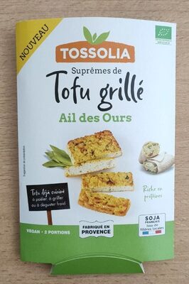 Sucre et nutriments contenus dans Tossalia