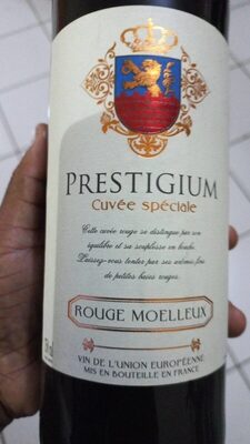 Sucre et nutriments contenus dans Vin rouge moelleux