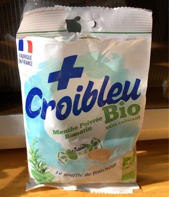 Sucre et nutriments contenus dans Croibleu bio