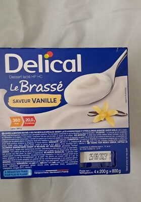 Dessert lacte hp hc le brasse saveur vanille