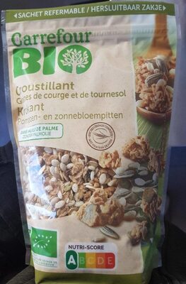 Muesli croustillant au graines de courge et de tournesol