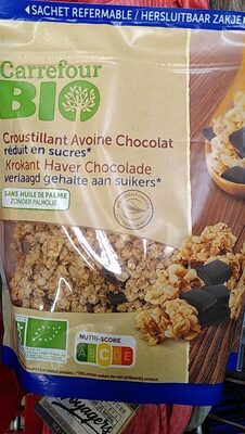 Cereales croustillantes et chocolat