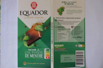 Sucre et nutriments contenus dans Repere equador