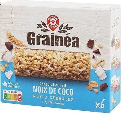 Barres de cereales a la noix de coco