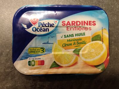 Sucre et nutriments contenus dans Repere peche ocean