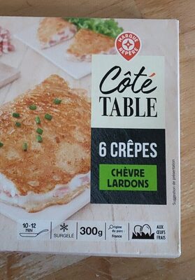 Sucre et nutriments contenus dans Cote table marque repere leclerc