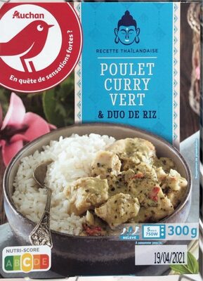 Curry vert de poulet