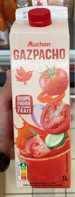 Soupe froide de legumes frais