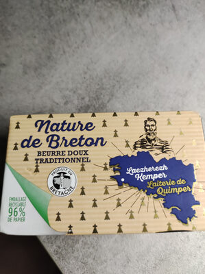 Sucre et nutriments contenus dans Nature de breton