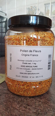 Sucre et nutriments contenus dans Icko apiculture