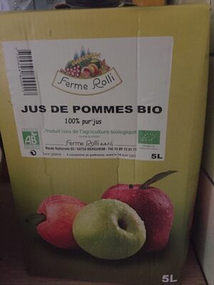 Sucre et nutriments contenus dans Jus de pomme bio