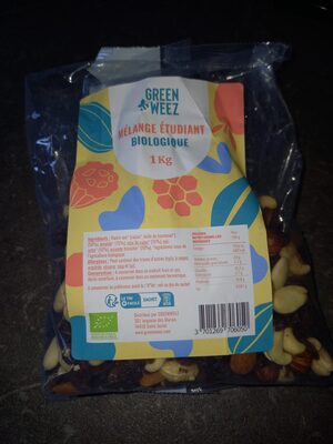 Sucre et nutriments contenus dans Green weez