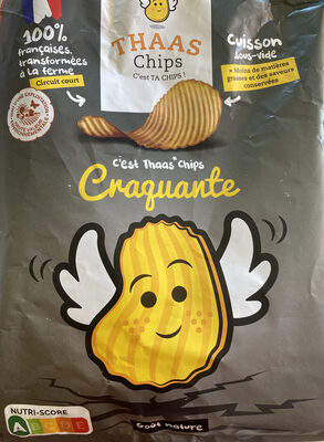 Sucre et nutriments contenus dans Thaas chips