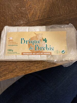 Sucre et nutriments contenus dans Brique de brebis