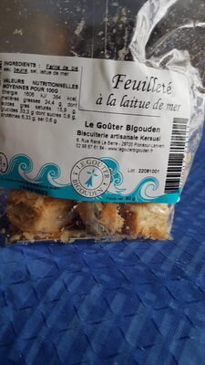 Sucre et nutriments contenus dans Le gouter bigougen