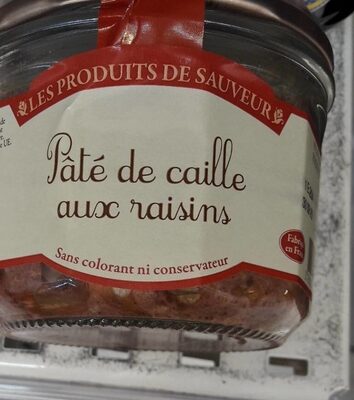 Sucre et nutriments contenus dans Les produits de sauveur