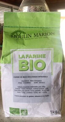 Sucre et nutriments contenus dans Moulin marion